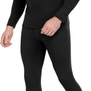 Thermal Underwear for Men Long Johns with Fleece Lined Base Layer Men Cold Weather Top Bottom
