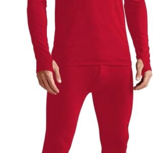 Thermal Underwear for Men Long Johns with Fleece Lined Base Layer Set for Cold Weather(Top and Bottom)