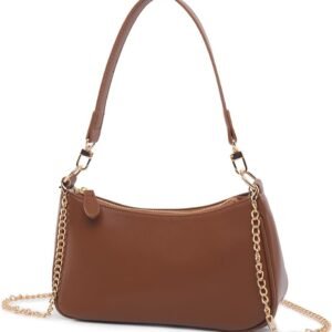 Shoulder Bag for Women with 2 Removable Straps and Zipper Closure Crossbody Bags Clutch Tote HandBags s