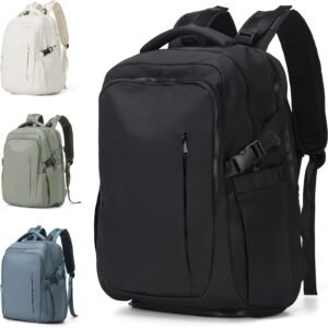 Large Travel Backpack for Women Men Airline Approved Carry On Personal Item Backpack Bag  Personal Item Bag Flight Approved Luggage Backpack - Black