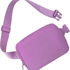 Belt bag Fanny pack crossbody bags for women Everywhere belt bag (Purple)