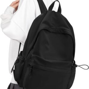 Backpack Black Waterproof Bookbag Casual Lightweight Travel Rucksack Daypack Backpacks for Men Women  High  Bags backpack for Boys  Teens