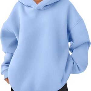 Womens Oversized Hoodies Sweatshirts Fleece Hooded Pullover Tops Sweaters Casual Comfy Fall Fashion Outfits Clothes