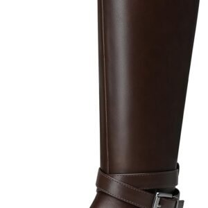 Women Knee High Boots: 1.6 Inch Round Toe Tall Boot - Wide Calf Long Boots,  Fashion Trendy Comfortable Flat Boot for Work, Night out, Travel