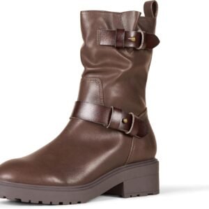 Women's Mid Calf Cropped Biker Boot