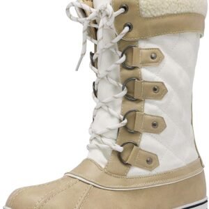 Women's Mid-Calf Waterproof Winter Snow Boots