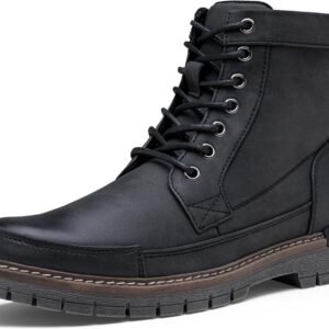 Men Boots Casual Motorcycle Boots for Men  Zipper Combat Botas Para Hombre Fashion