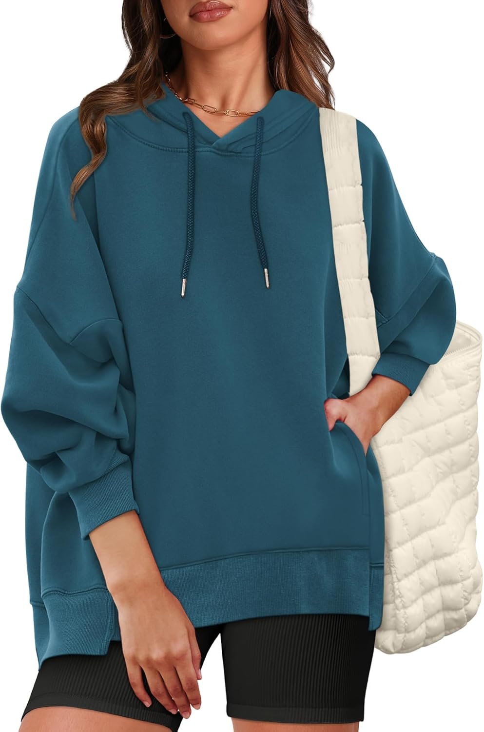 Womens Oversized Hoodies Sweatshirt-Pullover Sweatshirts with Pockets Fall Outfits
