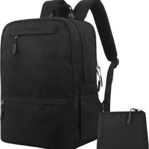 Backpacks for  Students, Black Backpack for Men,  Back pack for Teens, Water Resistant Bookbag Travel Laptop Back Pack 15.6 inch,Mens Work Bags Personal