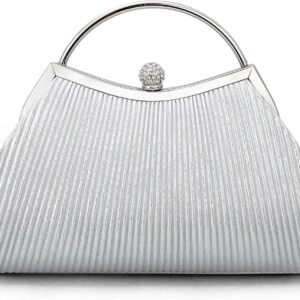 Clutch Purses for Women Evening Bags Party Clutches Handbag With Detachable Chain Strap for Cocktail Party Wedding