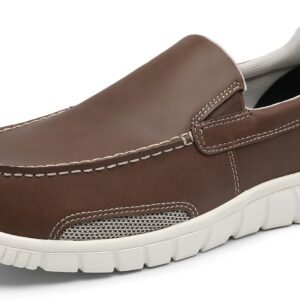 Mens Fashion Sneakers Boat Shoes Slip On Men Loafer Shoes Stylish Casual Loafers Deck Shoes for Men