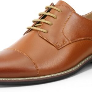 Men's  Classic Modern Formal Oxford Wingtip Lace Up Dress Shoes