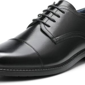 Men's Dress Oxford Shoes Classic Lace Up Formal Cap Toe Shoes