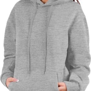 Womens Hoodies Pullover Fleece Sweatshirts Long Sleeve Hoodie With Front Pocket