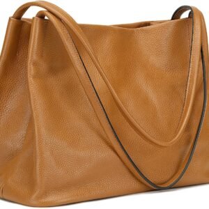 Leather Tote Bags for Women, Casual Shoulder  s and Handbags, Top Magnetic Snap Closure