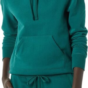 womens French Terry Fleece Pullover Hoodie