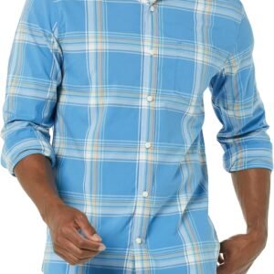 Men's Long-Sleeve Slim-Fit  Poplin Shirt