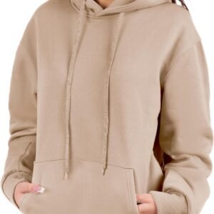 Womens Hoodies Pullover Fleece Sweatshirts Long Sleeve Hoodie With Front Pocket