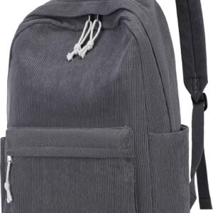 Backpack for Teens Large Corduroy Bookbag Lightweight 17 inch Laptop Bag for  Boys Casual High