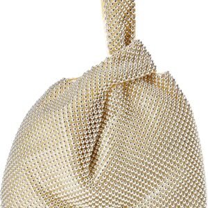 Womens  Mesh Pouch Evening Bag