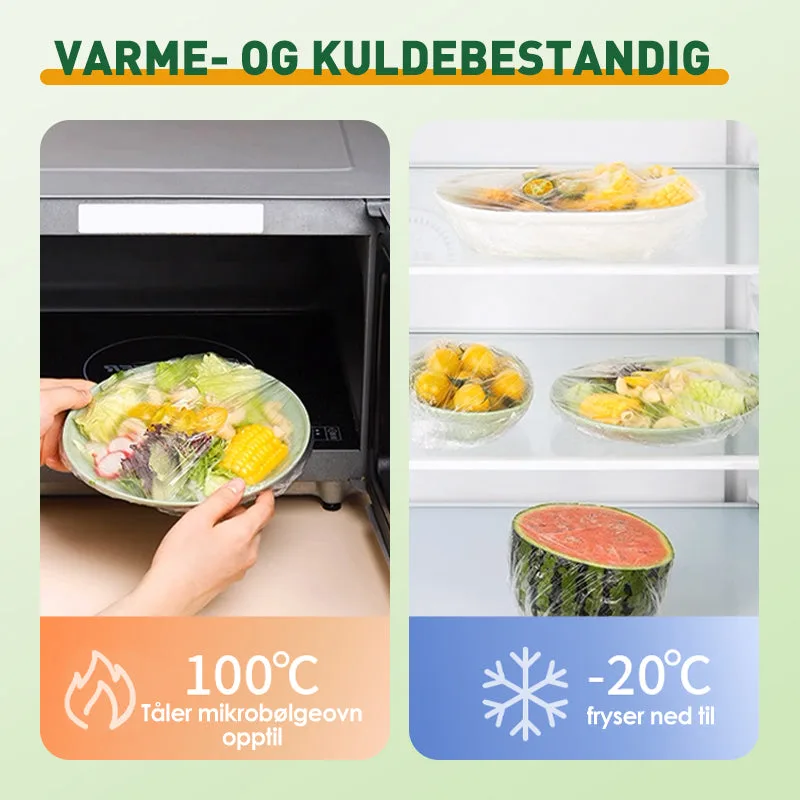 Stretchable Food Covers (100 Pieces)