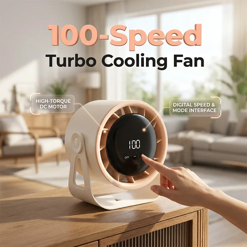 100-Speed Hanging Circulating Fan