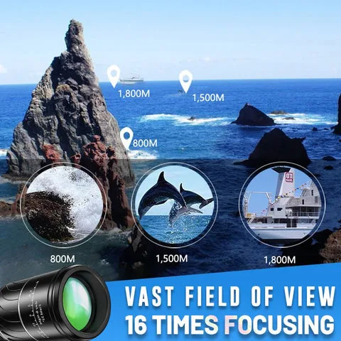 16x52 Bifocal Monocular Telescope