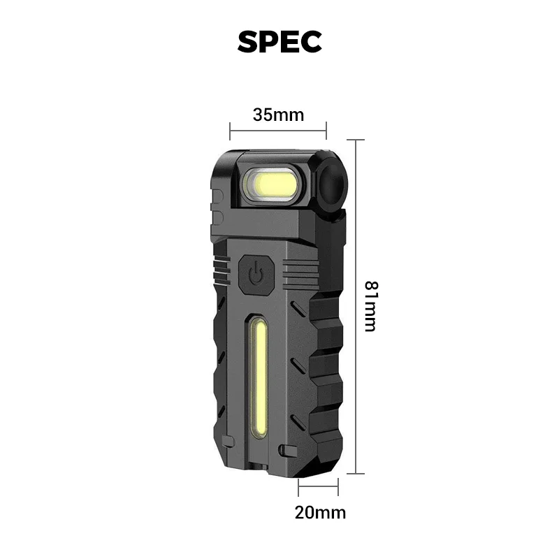 180° Rotating Head LED Work Light