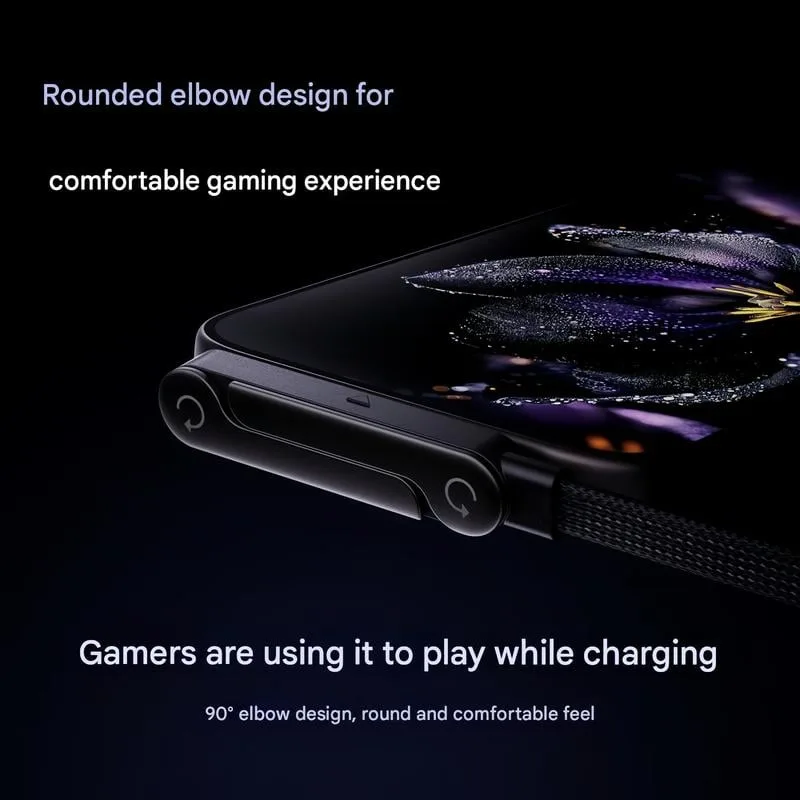 2-in-1 Fast Charging Cable with Adjustable Phone Stand