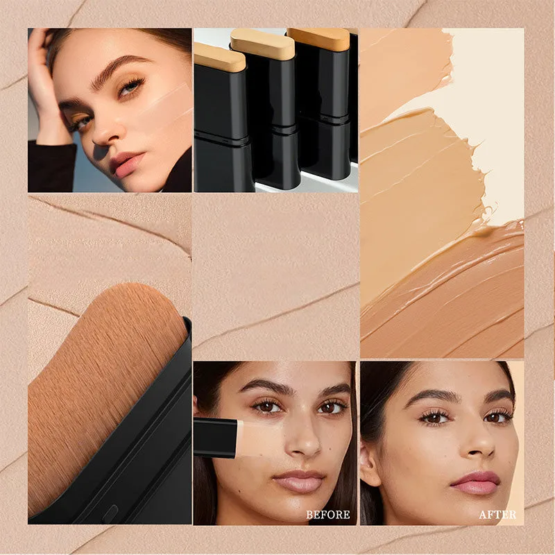 2-in-1 Foundation Stick with Built-in Brush