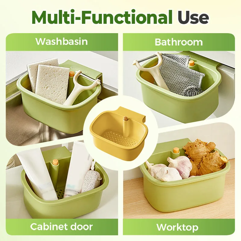 2-in-1 Hanging Sink Strainer Basket