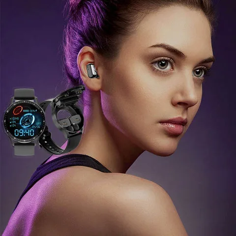 2 in 1 Smart Watch with Earbuds