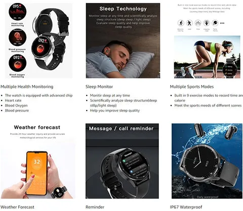 2 in 1 Smart Watch with Earbuds