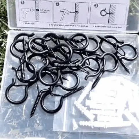 20Pcs Square Snap Clips Hooks