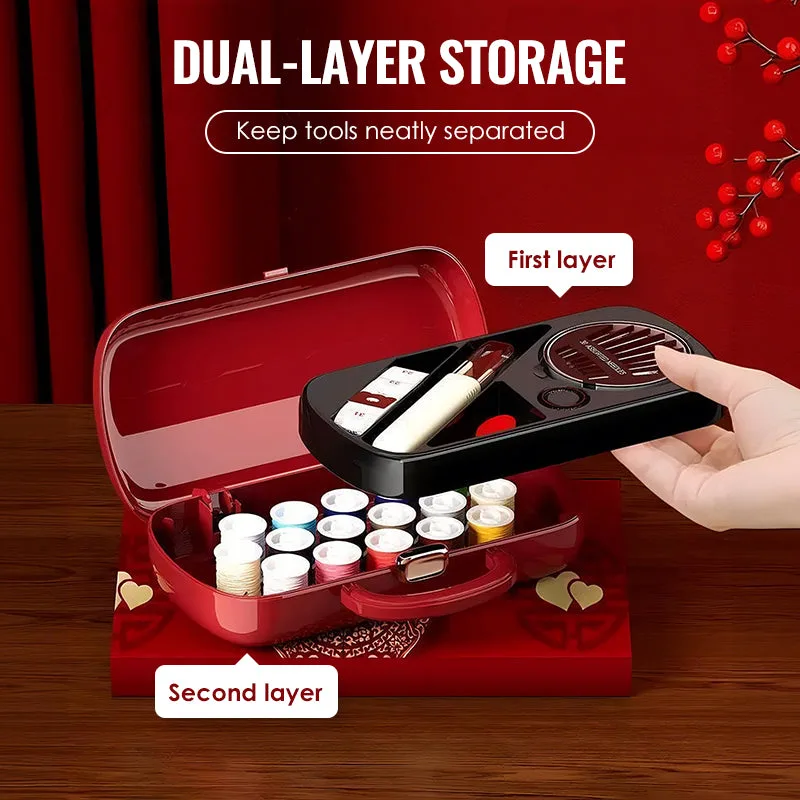 21-Piece Portable Sewing Kit