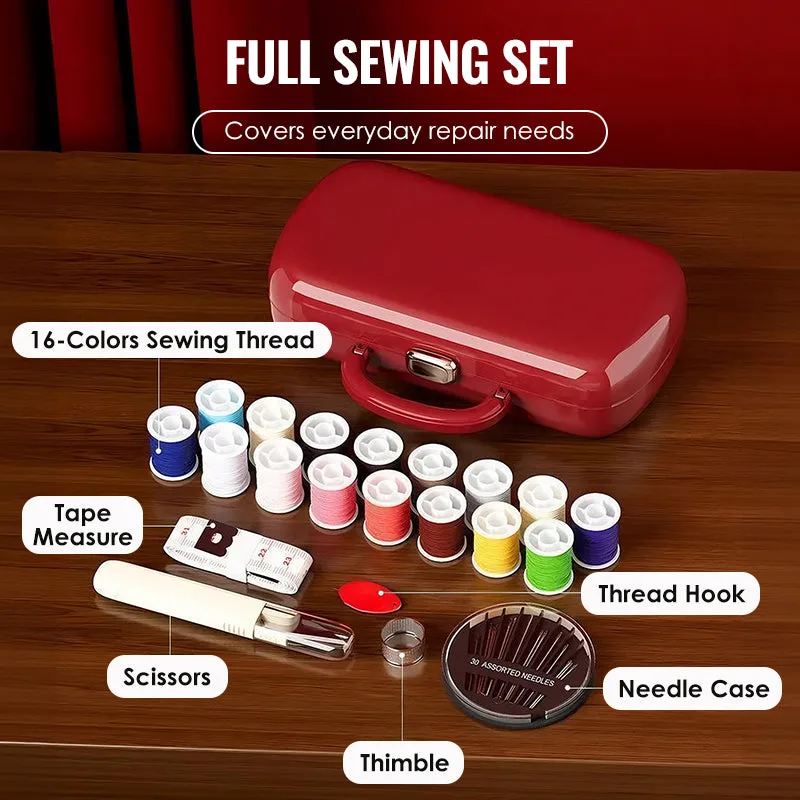 21-Piece Portable Sewing Kit