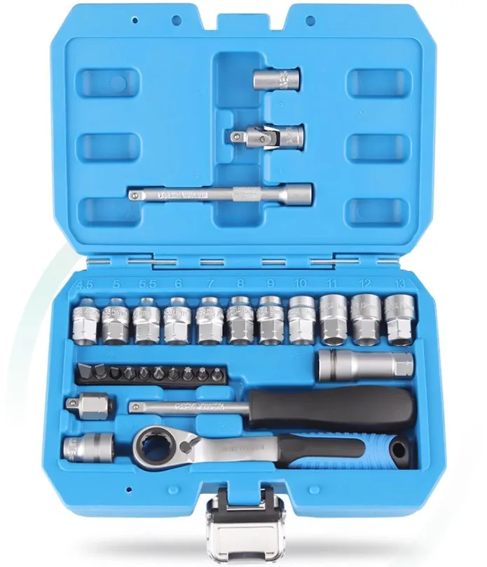 29pcs Core Ratchet Socket Wrench Kit