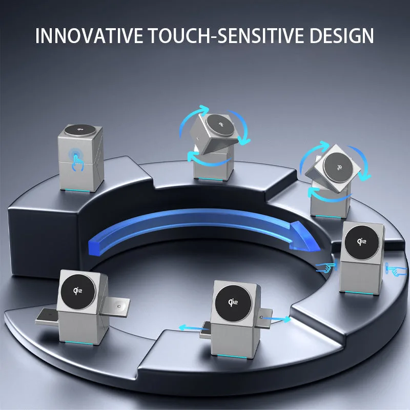 3-in-1 Foldable Magnetic Charging Station – Perfect for Home, Work & Travel