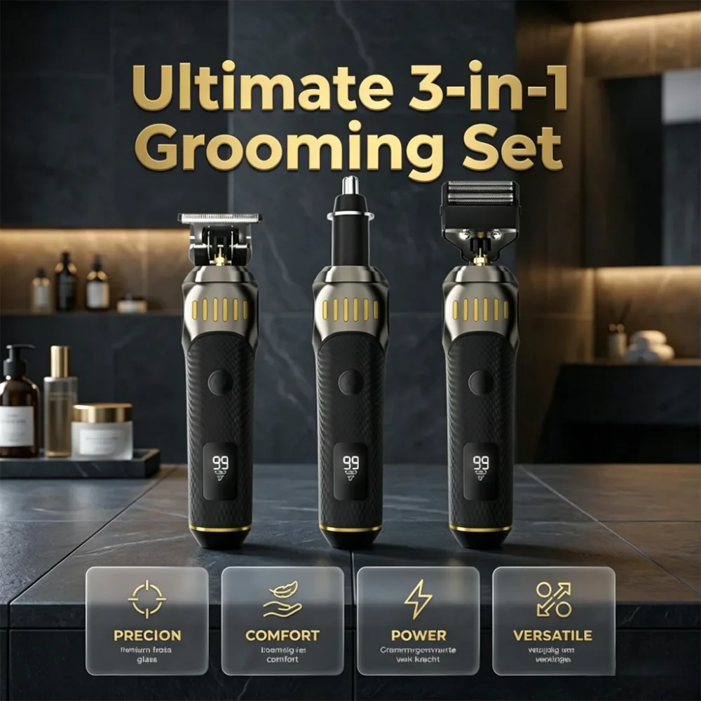 3-in-1 Men’s Grooming Set