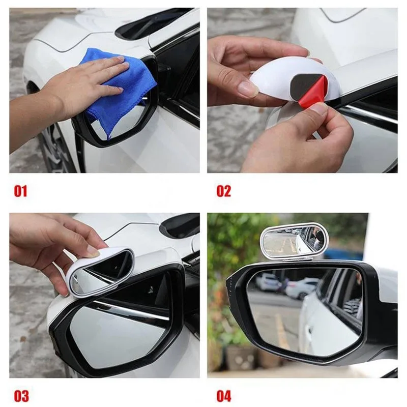 360° HD Rectangular Blind Spot Car Mirror