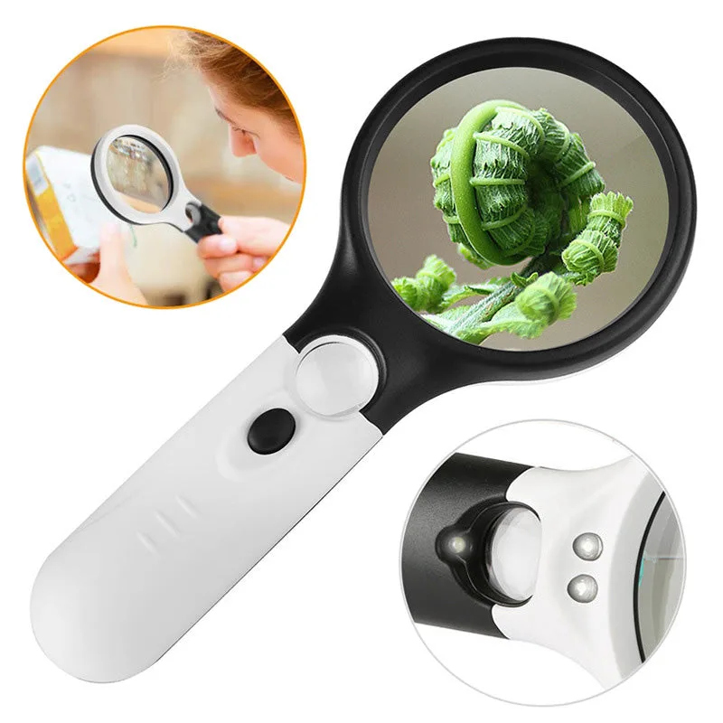 3X & 45X Dual-Lens Magnifier
