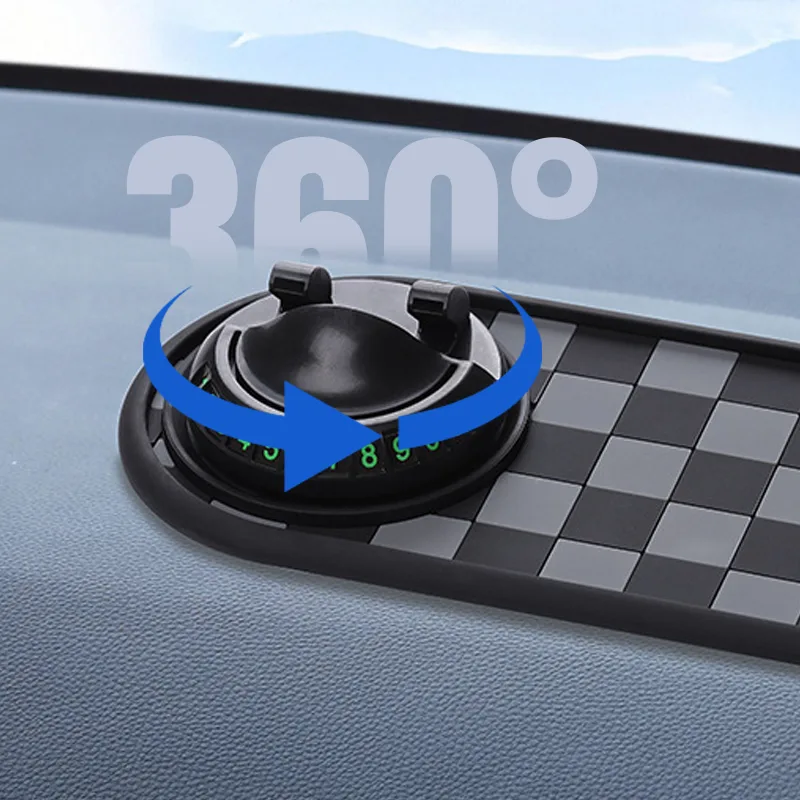 4-in-1 Car Dashboard Anti-Slip Mat with Phone Holder