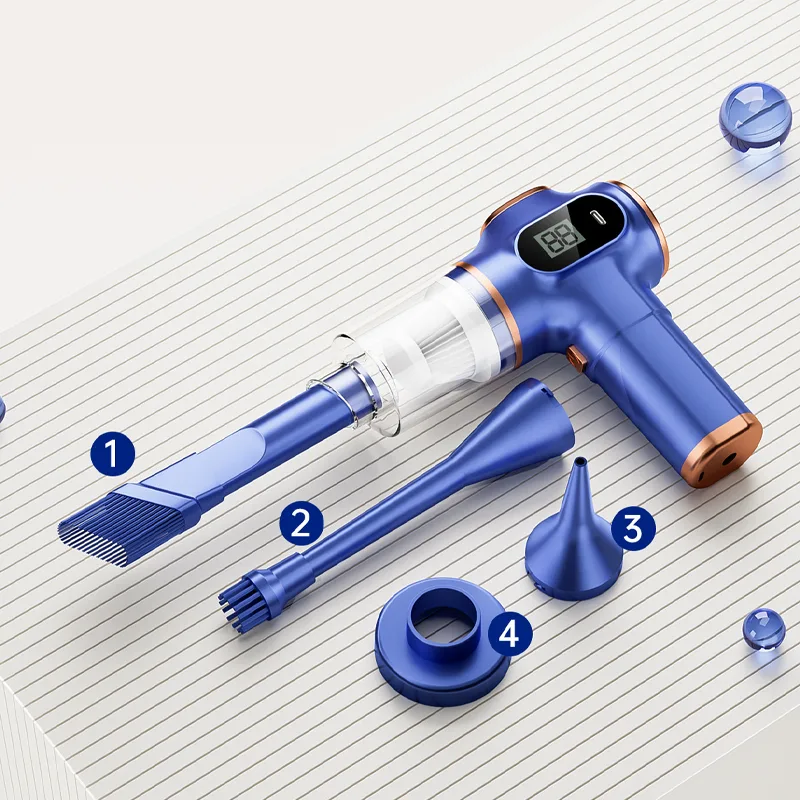4-in-1 Rechargeable Car Vacuum Cleaner