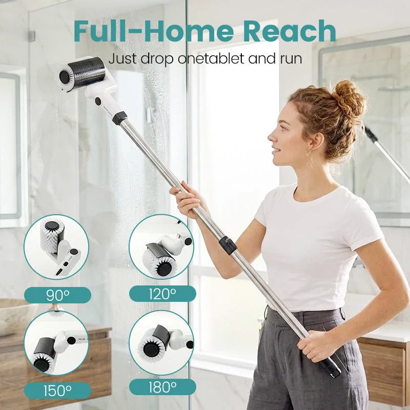 4-in-1 Telescopic Electric Cleaning Brush
