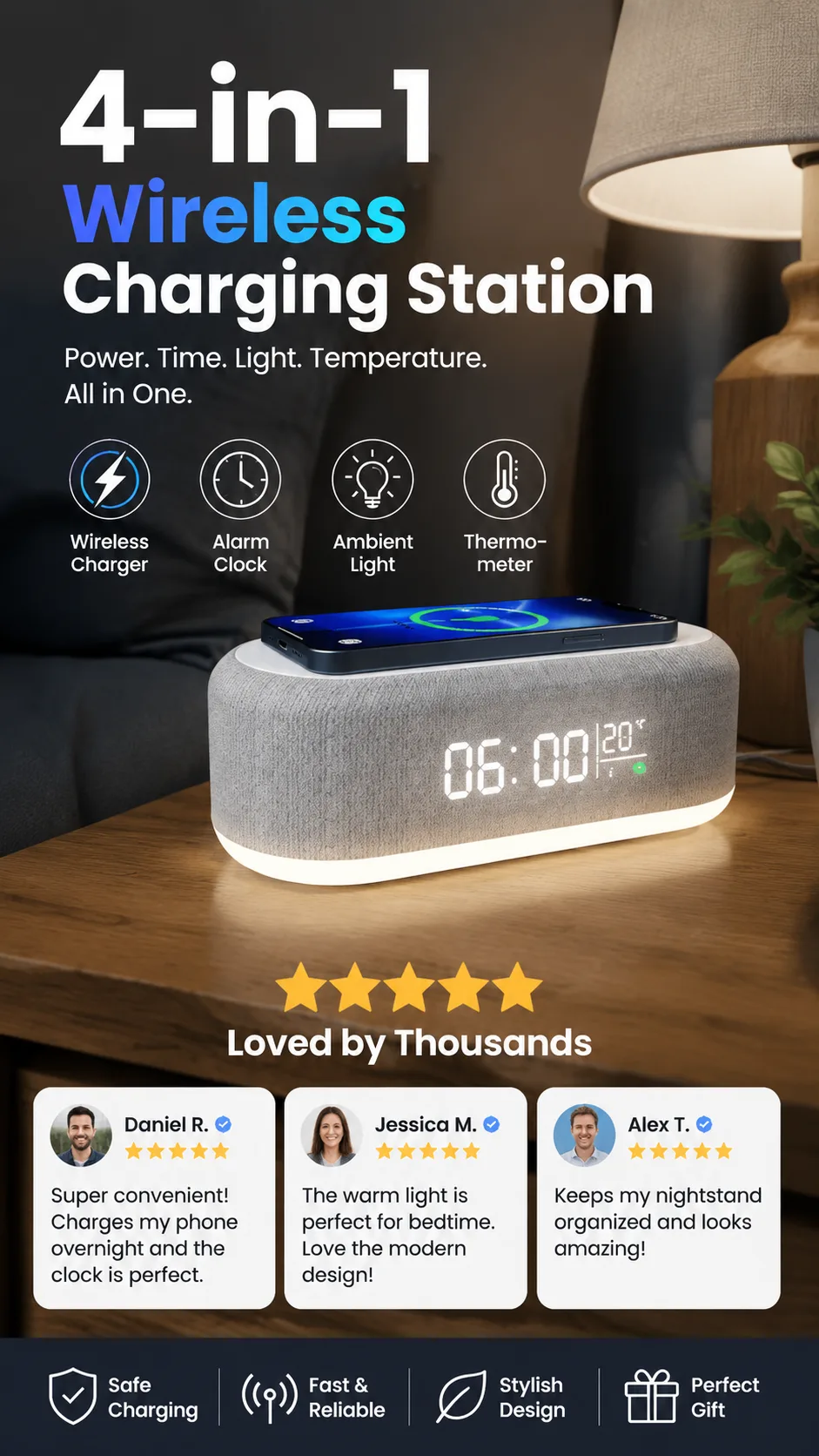 4-in-1 Wireless Charging Station