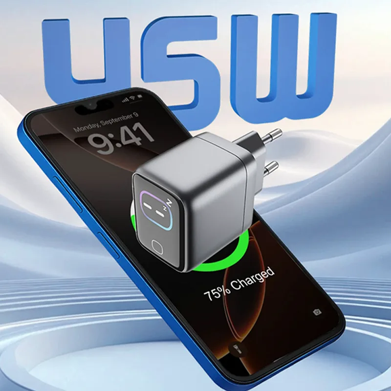 45W Charger with Smart Digital Display