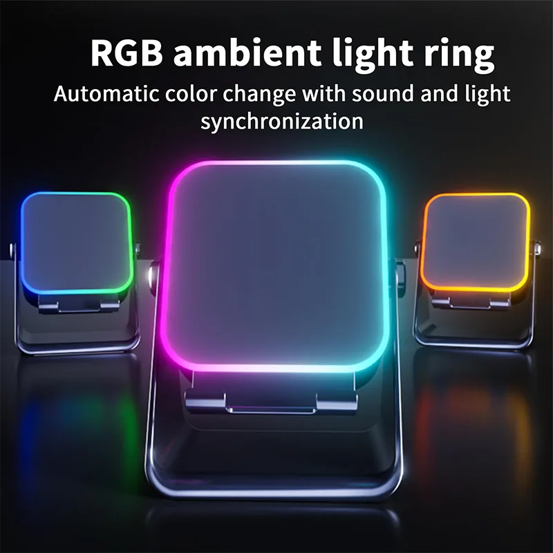 5-in-1 Wireless Bluetooth Speaker with Adjustable Phone Stand