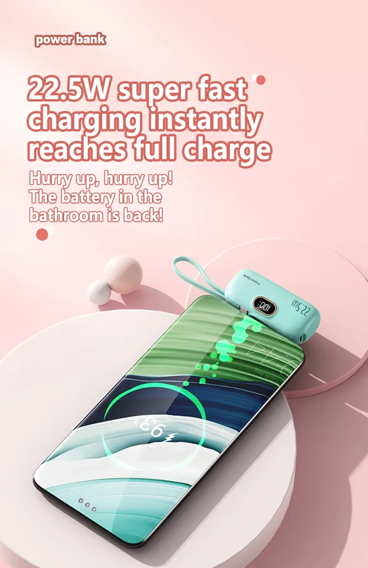 5000mAh Mini Portable Power Bank