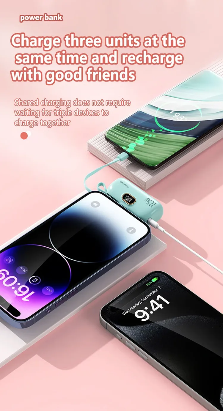 5000mAh Mini Portable Power Bank