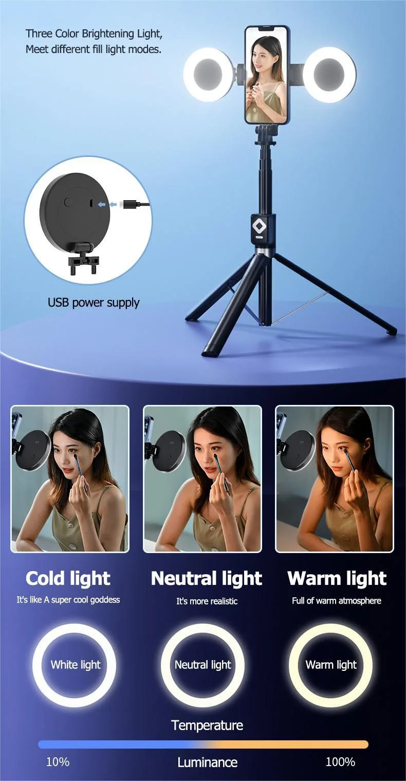 6-in-1 Bluetooth Selfie Stick